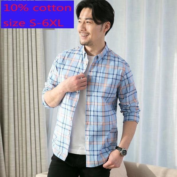 new arrival fashion plaid 100% cotton men long sleeve loose coat casual shirts plus size s l xl 2xl 3xl4xl5xl6xl, White;black
new arrival fashion plaid 100% cotton men long sleeve loose coat casual shirts plus size s l xl 2xl 3xl4xl5xl6xl, White;black