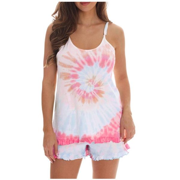 женская tie-dye пижама set слинга гофрированные обслуживание на дому пижамы досуг рукавов топы установить drawstring шорты ruffle loungewear, Black;red
женская tie-dye пижама set слинга гофрированные обслуживание на дому пижамы досуг рукавов топы установить drawstring шорты ruffle loungewear, Black;red
