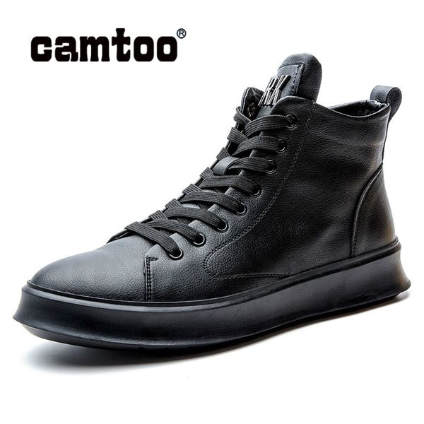 2019 casual leather boots genuine men shoes fashion male shoes ankle boots platform sneakers comfortable lace up rubber bottom, Black
2019 casual leather boots genuine men shoes fashion male shoes ankle boots platform sneakers comfortable lace up rubber bottom, Black