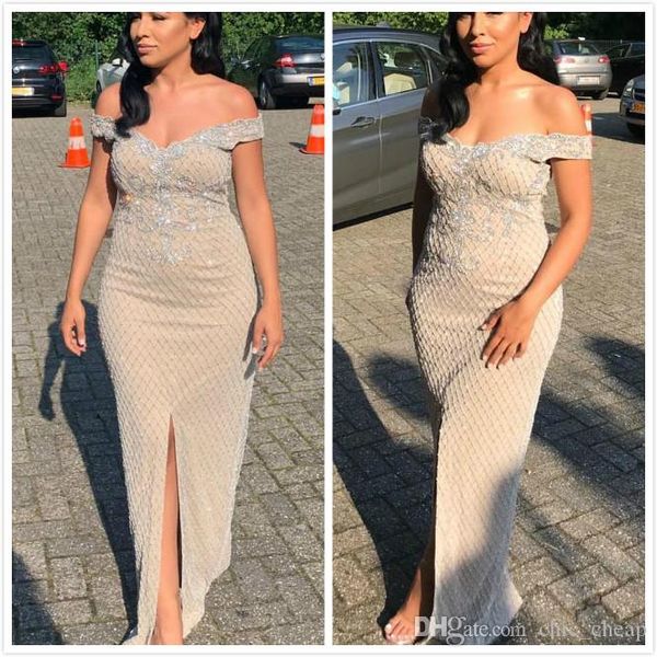 aso ebi luxurious dubai arabic champagne sheath evening dresses off shoulder crstals prom dresses formal party evening gowns vestidos, Black;red
aso ebi luxurious dubai arabic champagne sheath evening dresses off shoulder crstals prom dresses formal party evening gowns vestidos, Black;red