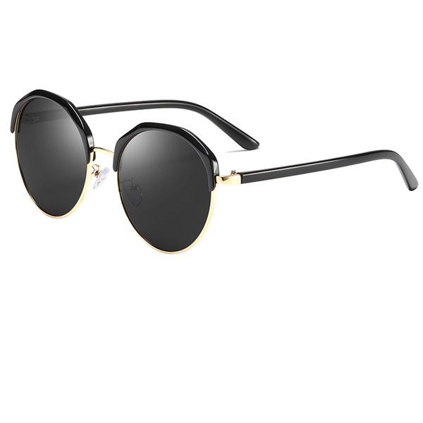 new brand designer men's and women's round frame polarized sunglasses men and women travel driving sunglasses hd sunglasses, White;black
new brand designer men's and women's round frame polarized sunglasses men and women travel driving sunglasses hd sunglasses, White;black