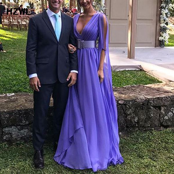 2020 deep v neck lavender evening dress long with sash full sleeve floor length chiffon prom party dresses custom made, White;black
2020 deep v neck lavender evening dress long with sash full sleeve floor length chiffon prom party dresses custom made, White;black