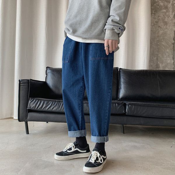 ewq / men's wear loose korean trend blue jeans 2020 spring summer fashion new all-match denim casual pants for male 9y1642
ewq / men's wear loose korean trend blue jeans 2020 spring summer fashion new all-match denim casual pants for male 9y1642