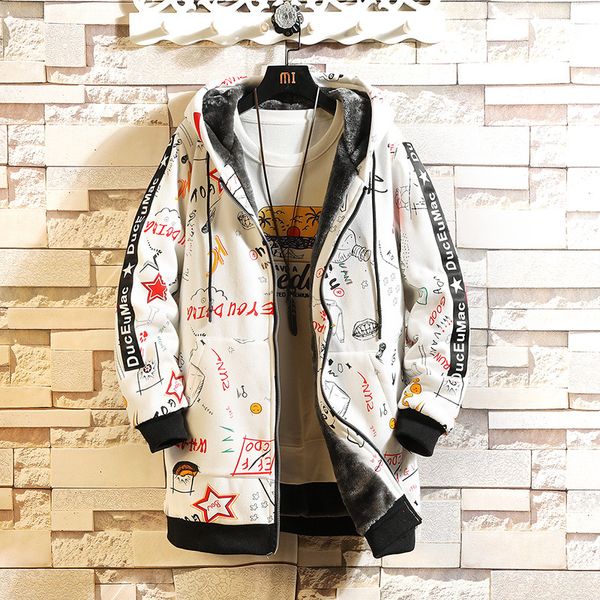 2019 autumn & winter new arrival letter print hooded cardigan sweatshirt loose plus size thick sweatshirt jacket ing, Black
2019 autumn & winter new arrival letter print hooded cardigan sweatshirt loose plus size thick sweatshirt jacket ing, Black