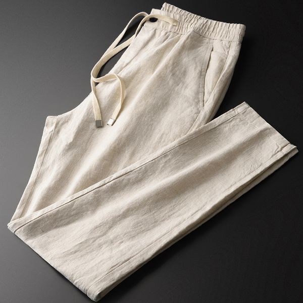 minglu 100% linen mens pants luxury breathable drawstring casual male pants plus size 4xl elastic waist slim fit mens trousers, Black
minglu 100% linen mens pants luxury breathable drawstring casual male pants plus size 4xl elastic waist slim fit mens trousers, Black