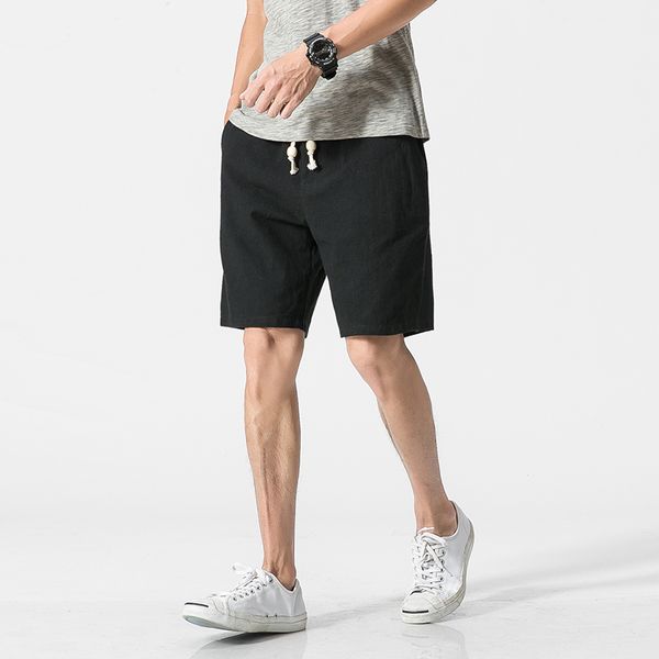 2020 men shorts summer mens cotton linen casual shorts solid drawstring soft jogger male streetwear knee length trousers, White;black
2020 men shorts summer mens cotton linen casual shorts solid drawstring soft jogger male streetwear knee length trousers, White;black
