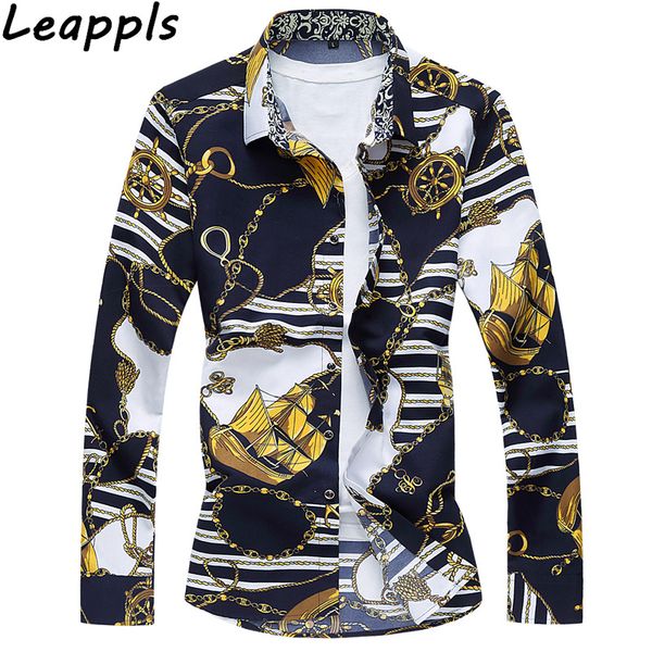 leappls plus size 6xl 7xl shirts men dress fashion sailboat pattern long sleeve men shirt camisa casual hawaiian shirt male new, White;black
leappls plus size 6xl 7xl shirts men dress fashion sailboat pattern long sleeve men shirt camisa casual hawaiian shirt male new, White;black