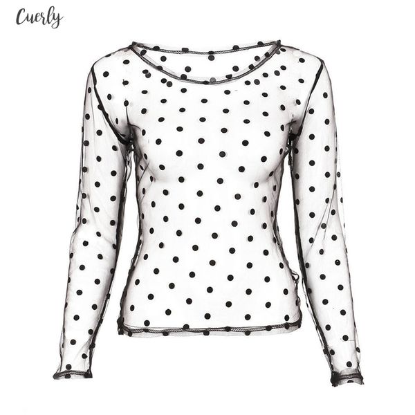 women blouses ladies long sleeve blouses women shirt polka dot print see through blouse ladies long sleeve shirt female top, White
women blouses ladies long sleeve blouses women shirt polka dot print see through blouse ladies long sleeve shirt female top, White