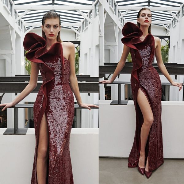 mermaid prom dresses sequines unique design one shoulder evening dress party red carpet formal wear ogstuff robes de soirée, Black
mermaid prom dresses sequines unique design one shoulder evening dress party red carpet formal wear ogstuff robes de soirée, Black