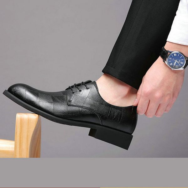 2019 new men dress shoes men flats black pu leather oxford shoes, lace-up wedding business working office shoes d12-34
2019 new men dress shoes men flats black pu leather oxford shoes, lace-up wedding business working office shoes d12-34