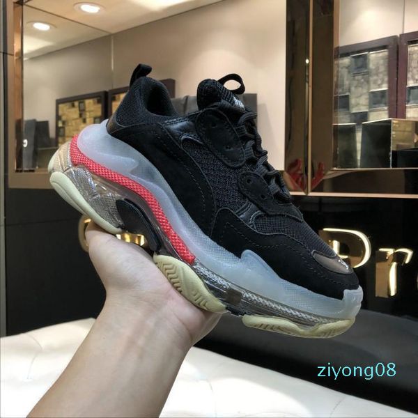 2019 mens women fashion designer casual shoes sneaker cushion triple s 3.0 combination nitrogen outsole crystal bottom dad casual shoes z08, Black
2019 mens women fashion designer casual shoes sneaker cushion triple s 3.0 combination nitrogen outsole crystal bottom dad casual shoes z08, Black