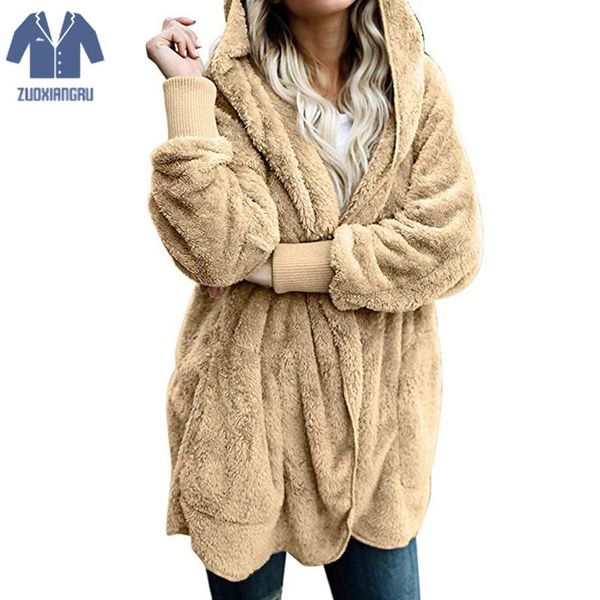 zuoxiangru fashion casual winter fleece faux fur hooded oversized long cardigan fluffy winter warm wear female faux fur coat, Black
zuoxiangru fashion casual winter fleece faux fur hooded oversized long cardigan fluffy winter warm wear female faux fur coat, Black