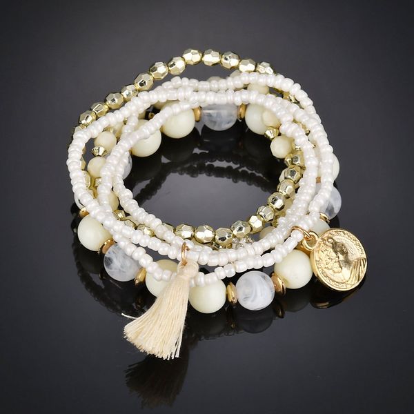 noter 6pcs/set boho bracelet femme 4mm small beads braslet tassel braclet charm chain link brazalete for women pendant bracelets, Black
noter 6pcs/set boho bracelet femme 4mm small beads braslet tassel braclet charm chain link brazalete for women pendant bracelets, Black