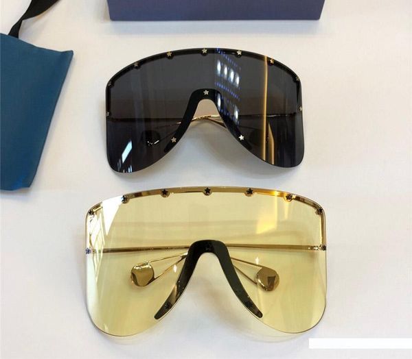 new women fashion show oversized frame sunglasses 0541s specially designed star glasses uv400 protection come with box, White;black
new women fashion show oversized frame sunglasses 0541s specially designed star glasses uv400 protection come with box, White;black