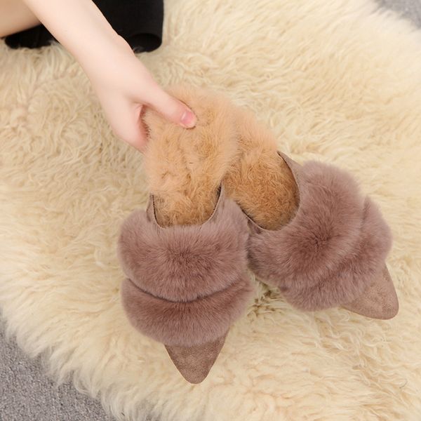faux fur warm slippers shoes woman new arrival solid flats winter slippers pointed toe concise chaussures femme zapatos, Black
faux fur warm slippers shoes woman new arrival solid flats winter slippers pointed toe concise chaussures femme zapatos, Black