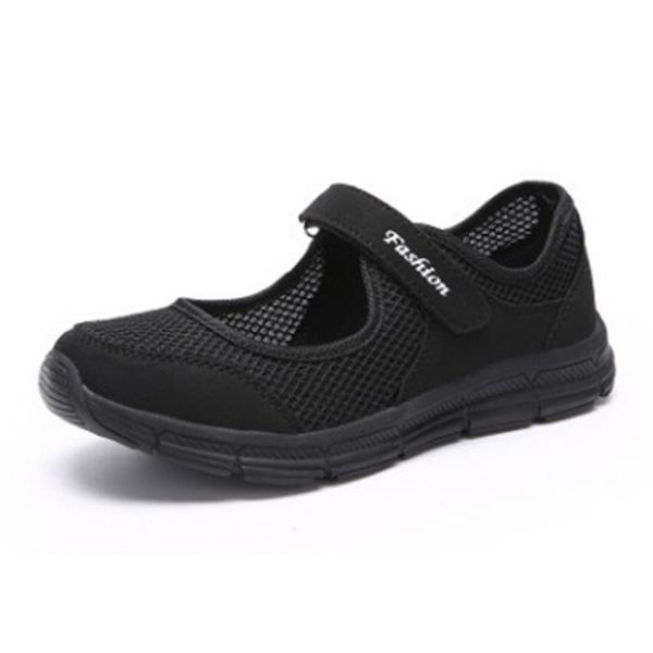 new for medium and old age women breathable mesh cloth anti-slip sports shoes, Black
new for medium and old age women breathable mesh cloth anti-slip sports shoes, Black