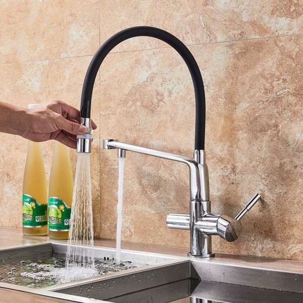 chrome purification kitchen faucet black pipe pull down drinking water mixer tap swivel spout purify kitchen mixer crane
chrome purification kitchen faucet black pipe pull down drinking water mixer tap swivel spout purify kitchen mixer crane
