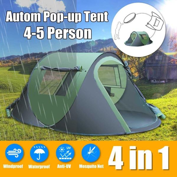 4-5 people outdoor automatic tent waterproof windproof -up sunshade canopy camping hiking
4-5 people outdoor automatic tent waterproof windproof -up sunshade canopy camping hiking