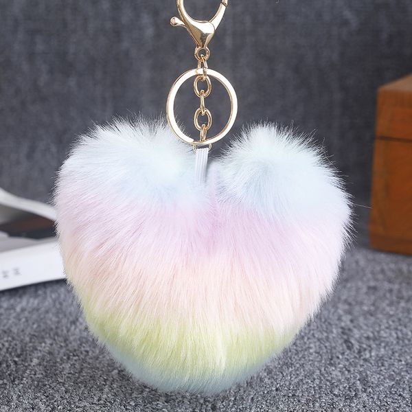 creative plush love heart pendant fringed lines style pendant key chains bag decorations universal for women and men, Silver
creative plush love heart pendant fringed lines style pendant key chains bag decorations universal for women and men, Silver