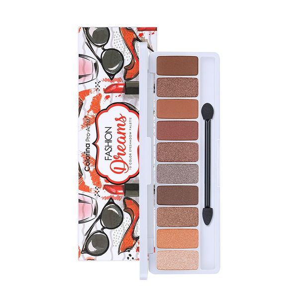 10 colors glitter eye palette maquiagem matte silky pigments eye shadow professional eyeshadow palette makeup earth color
10 colors glitter eye palette maquiagem matte silky pigments eye shadow professional eyeshadow palette makeup earth color