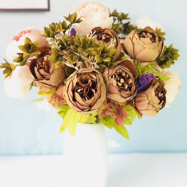 13 heads european artificial peony decorative party silk fake flowers peonies for home l decor diy wedding decoration wreath
13 heads european artificial peony decorative party silk fake flowers peonies for home l decor diy wedding decoration wreath