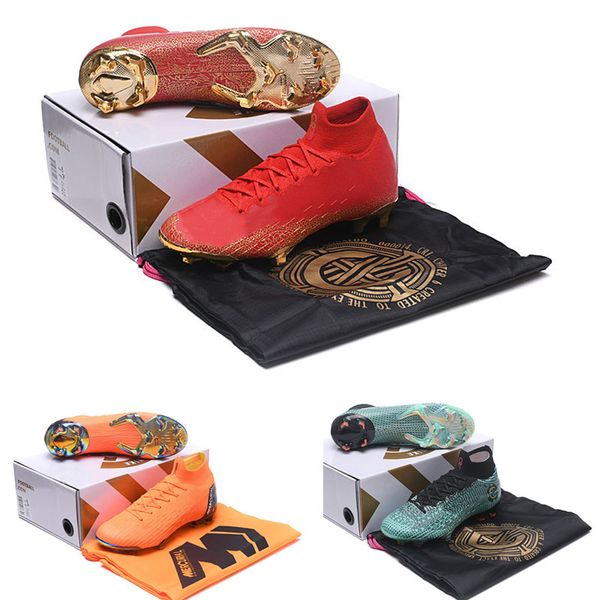 children mercurial superfly vi elit football boots fg total orange 360 waterproof cr7 outdoor kids soccer cleats plyknit high for men, Black
children mercurial superfly vi elit football boots fg total orange 360 waterproof cr7 outdoor kids soccer cleats plyknit high for men, Black