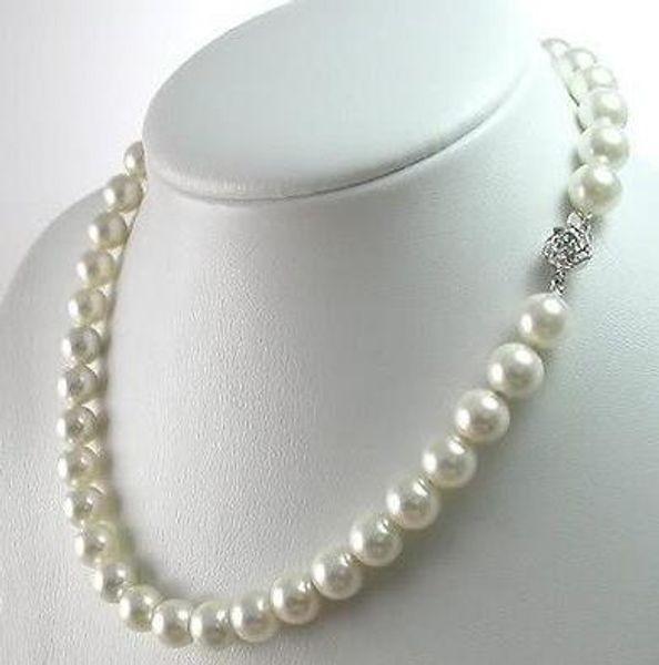 ¡envÃo gratis encantador 8-9mm blanco akoya cultivada collar de perlas 18", Silver
¡envÃo gratis encantador 8-9mm blanco akoya cultivada collar de perlas 18", Silver