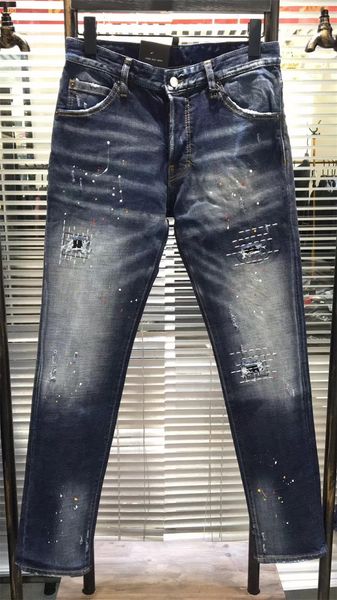 items men jeans fashion designers design ripped linellae jeans motorcycle biker hip hop paint hole jeans trouser size 28-38, Blue
items men jeans fashion designers design ripped linellae jeans motorcycle biker hip hop paint hole jeans trouser size 28-38, Blue