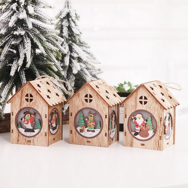 diy creative luminous wooden house christmas tree hanging ornaments led lights log cabin children gifts xmas pendant home decor
diy creative luminous wooden house christmas tree hanging ornaments led lights log cabin children gifts xmas pendant home decor