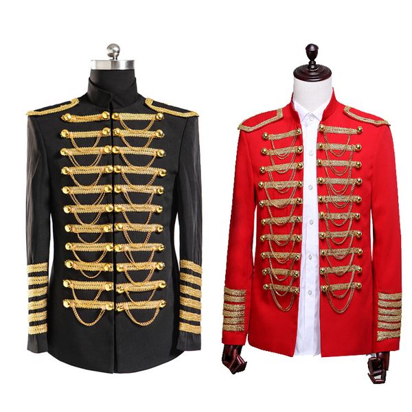 fashion suits men clothes long sleeve stage men's performance suit straight court costumes three piece set coat pants vest xs, White;black
fashion suits men clothes long sleeve stage men's performance suit straight court costumes three piece set coat pants vest xs, White;black