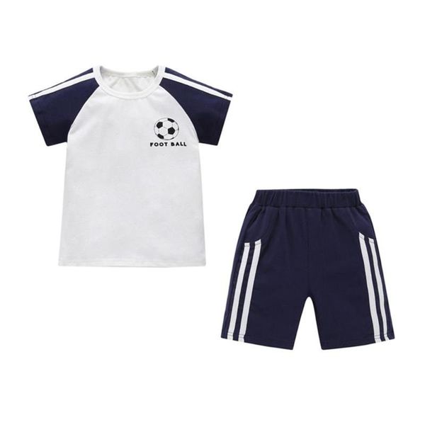 summer toddler boy stripe leisure short sleeve cotton t-shirt+short pants set clothes, White
summer toddler boy stripe leisure short sleeve cotton t-shirt+short pants set clothes, White
