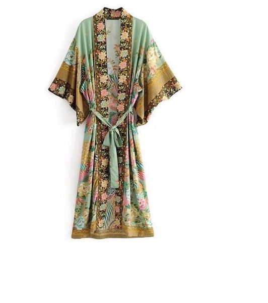 2020 vintage bohemian v neck peacock flower print long kimono shirt ethnic new lacing up with sashes long cardigan loose blouse femme, Tan;black
2020 vintage bohemian v neck peacock flower print long kimono shirt ethnic new lacing up with sashes long cardigan loose blouse femme, Tan;black
