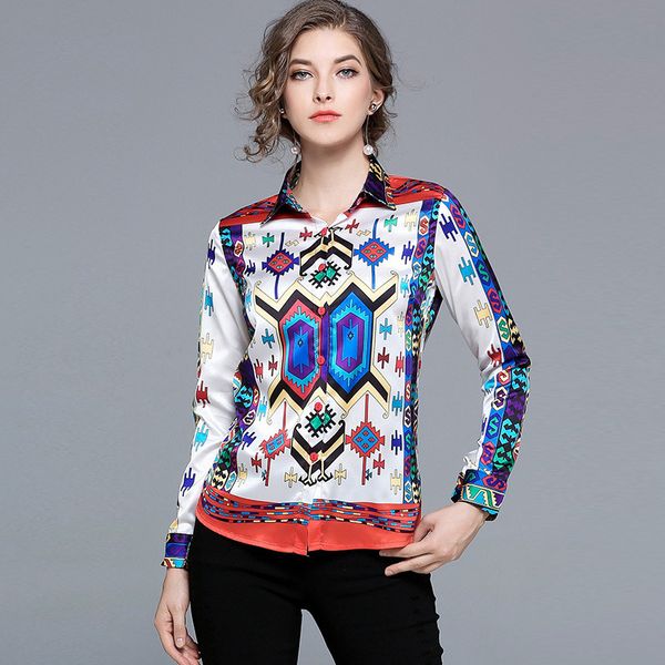 women blouses print long sleeve office career shirts women 2018 fashion casual autumn blouses femme blusa ladies, White
women blouses print long sleeve office career shirts women 2018 fashion casual autumn blouses femme blusa ladies, White