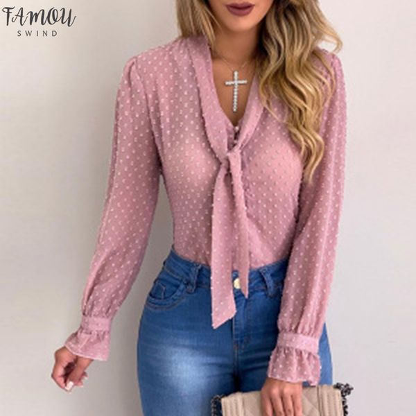 womens clothing fashion women long sleeve shirt slightly transparent shirts autumn v neck blouses plus size, White
womens clothing fashion women long sleeve shirt slightly transparent shirts autumn v neck blouses plus size, White