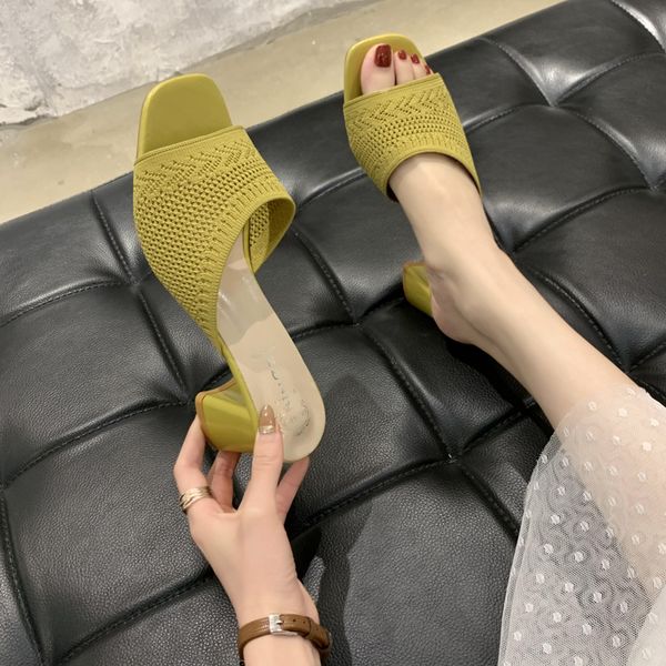 breathable knit stretch fbric slippers women summer shoes open toe high heel sandals outdoor casual slippers women sandals 2020, Black
breathable knit stretch fbric slippers women summer shoes open toe high heel sandals outdoor casual slippers women sandals 2020, Black