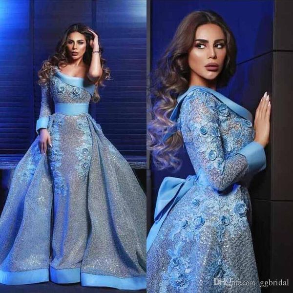 sparkly sequined mermaid evening dresses with lace appliques long sleeve prom dress one shoulder arabic dubai celebrity party gowns, Black;red
sparkly sequined mermaid evening dresses with lace appliques long sleeve prom dress one shoulder arabic dubai celebrity party gowns, Black;red