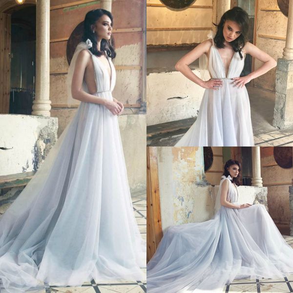 fairy white evening dresses deep v neck beading cutaway sides tulle sweep train prom gowns plus size beach boho formal party dress, Black;red
fairy white evening dresses deep v neck beading cutaway sides tulle sweep train prom gowns plus size beach boho formal party dress, Black;red