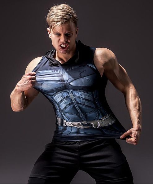 2020 solid gym men tank superhero 3d printing slim fit women vests sleeveless hoodies vest, Black;blue
2020 solid gym men tank superhero 3d printing slim fit women vests sleeveless hoodies vest, Black;blue
