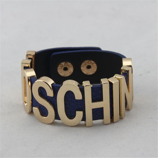 2020 6 colors women pu bracelets fashion letter pattern female bangles outdoor punk style girls personality bangle, Golden;silver 
2020 6 colors women pu bracelets fashion letter pattern female bangles outdoor punk style girls personality bangle, Golden;silver