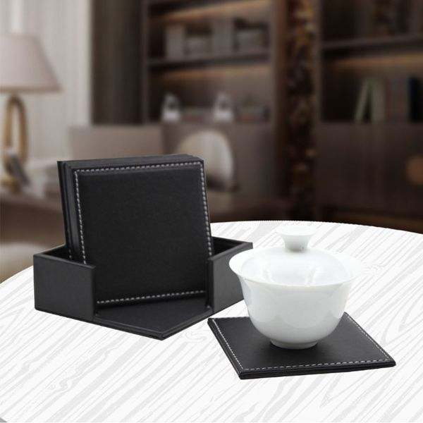 6pcs leather coaster set heat-resistance cup mat pads coffee mug drink coasters placemat table mat cup holder square round decor
6pcs leather coaster set heat-resistance cup mat pads coffee mug drink coasters placemat table mat cup holder square round decor