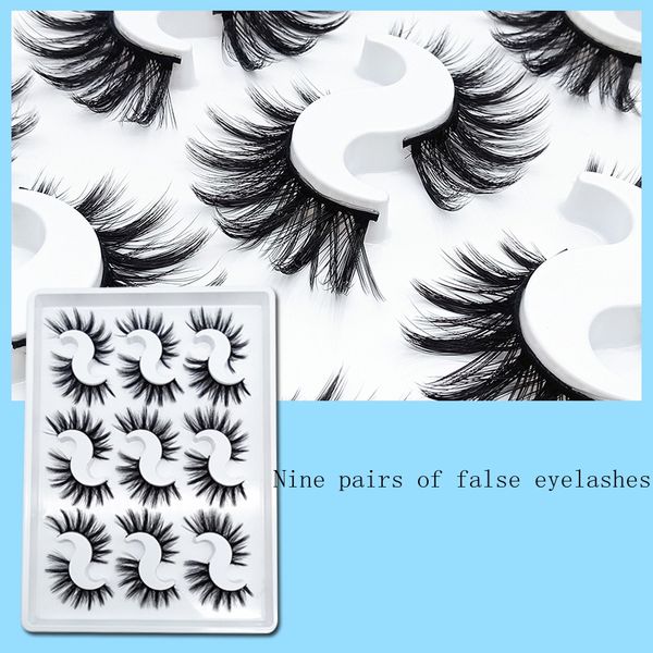 9pairs 3d mink lashes natural long false eyelashes lashes soft fake eyelashes extension makeup kit make women beautiful cilios
9pairs 3d mink lashes natural long false eyelashes lashes soft fake eyelashes extension makeup kit make women beautiful cilios