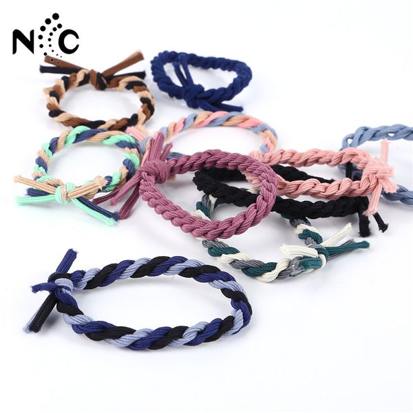 wholesale 10pcs solid colors twist braid hair rope ponytail holder elastic hair bands stitching color accessories for women
wholesale 10pcs solid colors twist braid hair rope ponytail holder elastic hair bands stitching color accessories for women