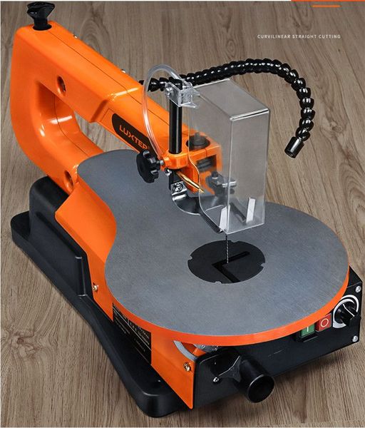 16-inch bench-type speed-regulating curve saw, wire saw, reciprocating wire electric saw and saw machine woodworking
16-inch bench-type speed-regulating curve saw, wire saw, reciprocating wire electric saw and saw machine woodworking