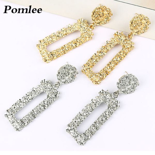 pomlee new vintage square pendant mestal earrings for women shiny alloy wedding jewelry hanging drop earings gift good quality, Silver
pomlee new vintage square pendant mestal earrings for women shiny alloy wedding jewelry hanging drop earings gift good quality, Silver