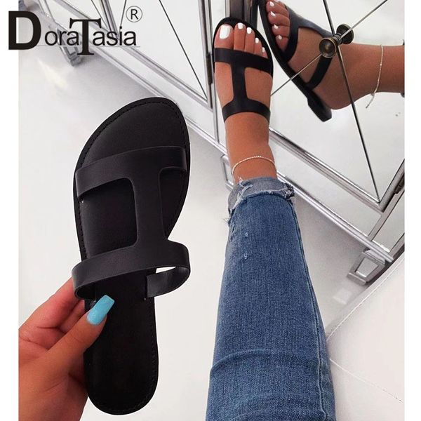 doratasia 37-42 new ladies ins hot flat with slippers 2020 повседневные тапочки женская мода снаружи мелкая летняя обувь женщина, Black
doratasia 37-42 new ladies ins hot flat with slippers 2020 повседневные тапочки женская мода снаружи мелкая летняя обувь женщина, Black