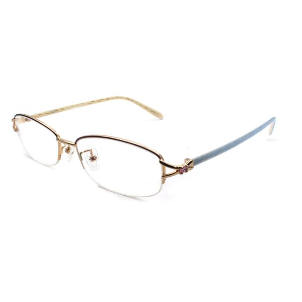 logorela new arrival women metal alloy glasses frame ultra-light frames half rim optical eyeglass frame colorful tr legs 3066, Silver
logorela new arrival women metal alloy glasses frame ultra-light frames half rim optical eyeglass frame colorful tr legs 3066, Silver