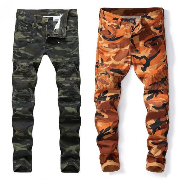 2020 париж стиль мужчина camo цветочного тонкая желтого denim pant zipper срощенного камуфляж личного человек вскользь motor байкер удивител, Blue
2020 париж стиль мужчина camo цветочного тонкая желтого denim pant zipper срощенного камуфляж личного человек вскользь motor байкер удивител, Blue