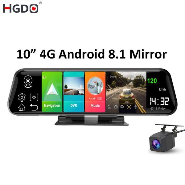 hgdo 10" 4g car dvr camera android 8.1 stream media rear view mirror fhd 1080p wifi gps dash cam registrar video recorder adas
hgdo 10" 4g car dvr camera android 8.1 stream media rear view mirror fhd 1080p wifi gps dash cam registrar video recorder adas