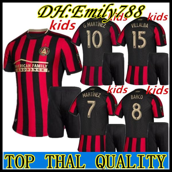 kids kits 2019 2020 mls atlanta united fc jersey g.martinez martinez home soccer jerseys 19 20 youth villalba barco football shirts, Black;yellow
kids kits 2019 2020 mls atlanta united fc jersey g.martinez martinez home soccer jerseys 19 20 youth villalba barco football shirts, Black;yellow