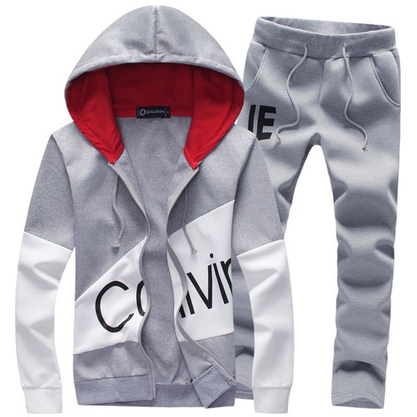 men fashion two pieces sets casual tracksuit male 2018 sweatshirt+pants suits men plus size 5xl hoodies set sweatshirts dropship, Gray
men fashion two pieces sets casual tracksuit male 2018 sweatshirt+pants suits men plus size 5xl hoodies set sweatshirts dropship, Gray